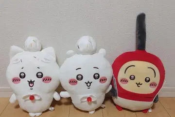 치이카와 생일 BIG 봉제 인형 전 3종 세트 치이카와 하치와레 토끼