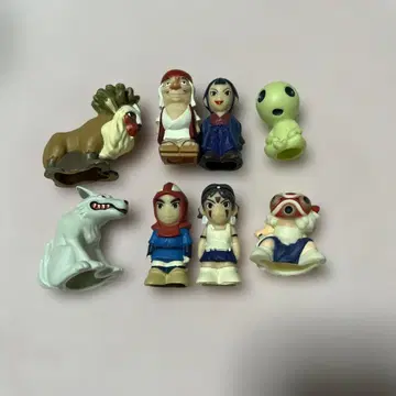 모노노케 히메 손가락 인형 8종 세트 스튜디오 지브리