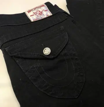 USA TRUE RELIGION disco joey 블랙 데님 레어