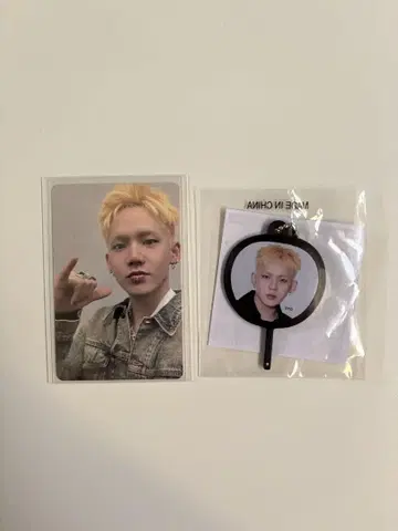 TREASURE 현석 트레이딩 카드 D 미니 부채