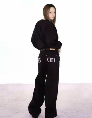 as"on 아즈온 SMOG WIDE PANTS 블랙 ason 한국
