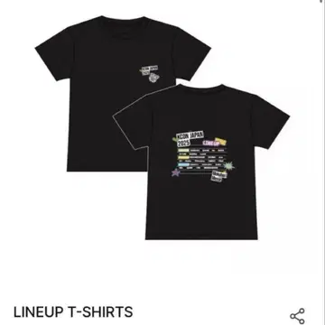 새상품 KCON JAPAN 2025 LINEUP 티셔츠