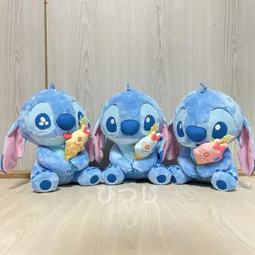 디즈니 스티치 컬러풀 아이스 BIG 봉제 인형 전 3종 컴플리트