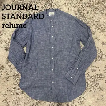JOURNAL STANDARD relume 포켓 노카라 셔츠