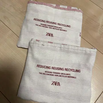 [새상품] ZARA 에코백 XL 스트라이프 캔버스 천 얇은 천 가방 세트