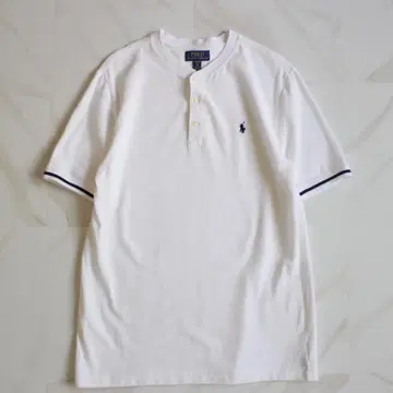 폴로 랄프 로렌 헨리넥 폴로 셔츠 L 포니 자수