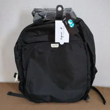 agnis b. Voyage 블랙 백팩 에네스베