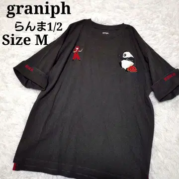 graniph 다카하시 루미코 란마 1/2 빅 실루엣 티셔츠 란마 겐마