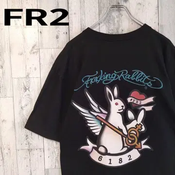 b18 [인기 L 사이즈] FR2 천사 빅 로고 티셔츠 최고 디자인