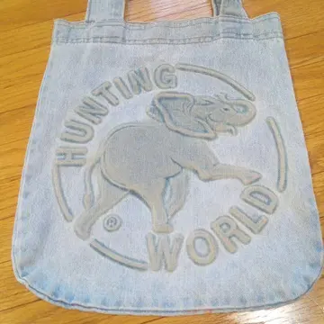 HUNTING WORLD 엘리펀트 로고 토트백