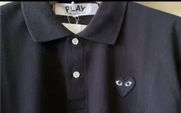 PLAY 블랙 피케 셔츠