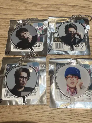 오릭스 버팔로스 오리히메 데이 부채형 키링 4종 세트