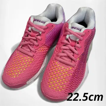 DUNLOP 던롭 테니스화 22.5cm 핑크 여성용