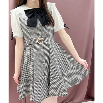 ROJITA 하트 버클 벨트 원피스