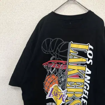 미국 빈티지 의류 티셔츠 레이커스 NBA 농구 XL 1989