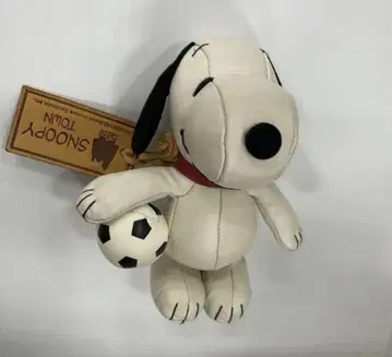 가죽 스누피 축구 봉제 인형