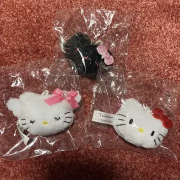 산리오 키티 봉제 인형 참 세미 컴플리트