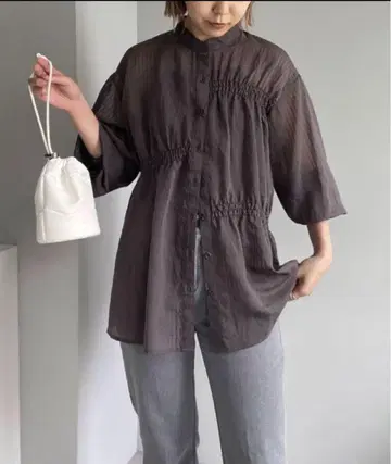22SS CAPRICIEUX LE'MAGE 아시메 셔링 셔츠