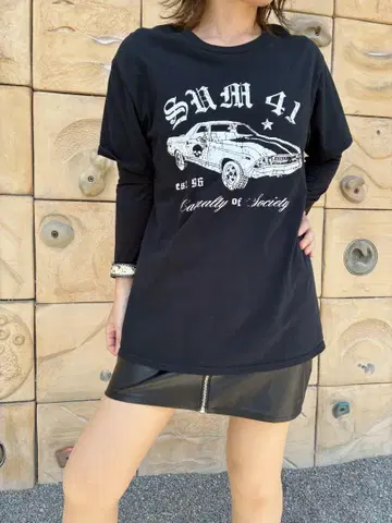 SUM41 포티원 티셔츠 밴드 티 블랙