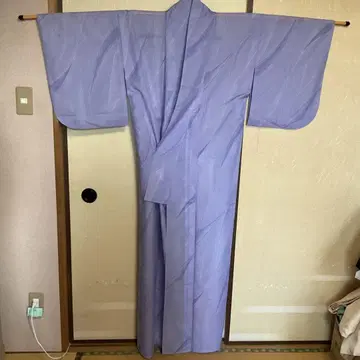 [새상품급] 명주 코몬 하나 문양 화학 섬유