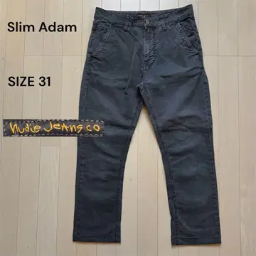 Nudie Jeans Slim Adam Size 31 앵클 치노 팬츠