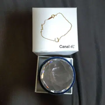 새상품 Canal 4C 호스슈 골드 팔찌