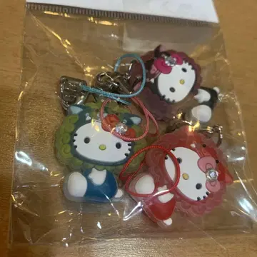 오키나와 헬로키티 스트랩 3개 세트