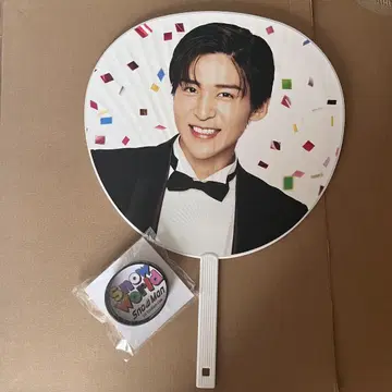 Snow Man 메구로 렌 Snow World 축하 부채 점보 부채