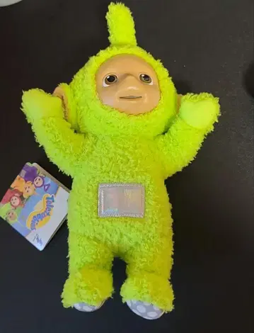 텔레토비즈 봉제 인형 형광 그린 약 30cm