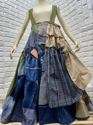 리메이크, 프릴이 풍성한 푹신푹신 원피스