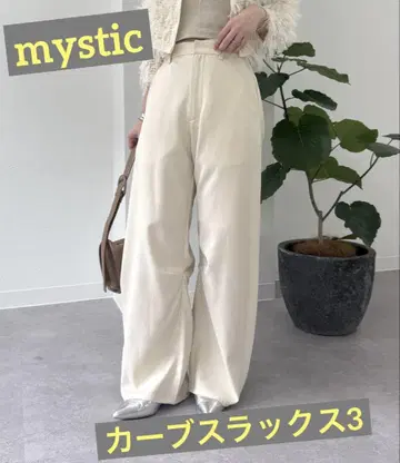 mystic 미스틱 커브 슬랙스 3 아이보리 사이즈 0