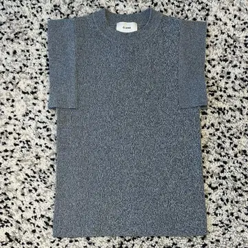 CLANE 클라네 SQUARE SLEEVE KNIT TOPS 블루
