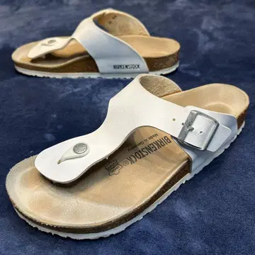 BIRKENSTOCK Gizeh 화이트 40 사이즈 26.0cm