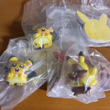 포켓몬 오카와 부쿠부 콜라보 피규어 2종 3개 데덴네