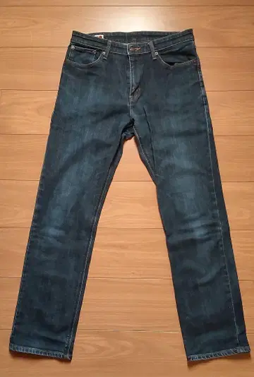 EDWIN 503 W32 다크 블루 스트레이트 레그 데님