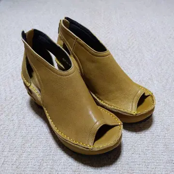 히나데이그린 통굽 웨지 샌들 M 3E