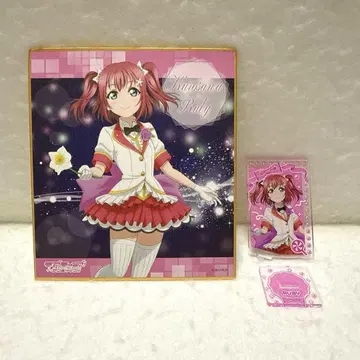 러브 라이브 Aqours 쿠로사와 루비 아크릴 스탠드 색지