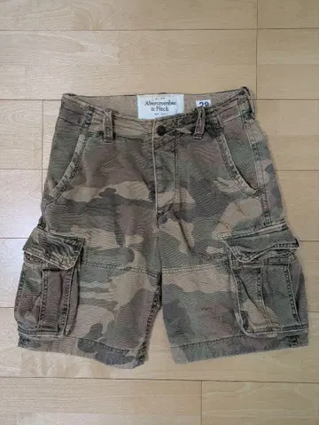 Abercrombie & Fitch 아바크롬비 카고 하프 팬츠 카모