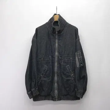 텐더 로인 데님 MA-1 워시 S 사이즈 블랙