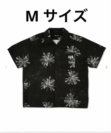 WIND AND SEA 야자수 S/S 셔츠 "블랙"