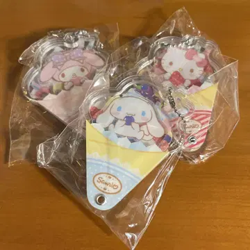 산리오 아크릴 참 크레이프 시나모롤 마이멜로디 키티