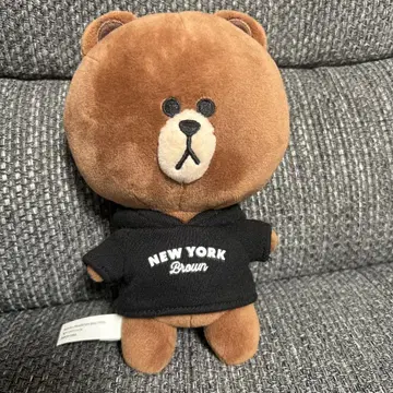 New York 브라운 봉제 인형