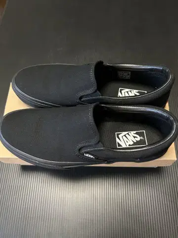 Vans 블랙 슬립온
