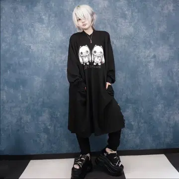NieR 원피스풍 UNISEX DUALITY CUTSEW 포켓 부착