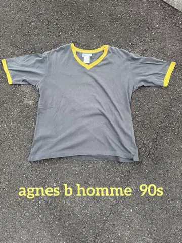 agnes b homme 링거 t셔츠 archive 90s