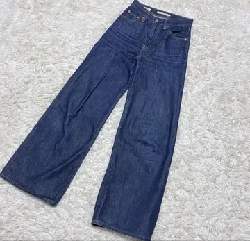 리바이스 RIBCAGE WIDE LEG 와이드 데님 인디고