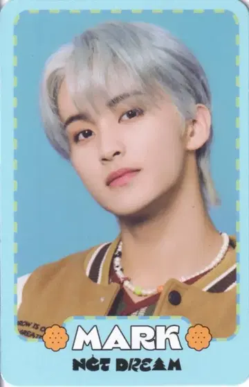 NCT DREAM CANDY MD MARK 트레이딩 카드 파랑 프레임