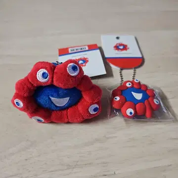먄먄 페이스 키링 2종 세트