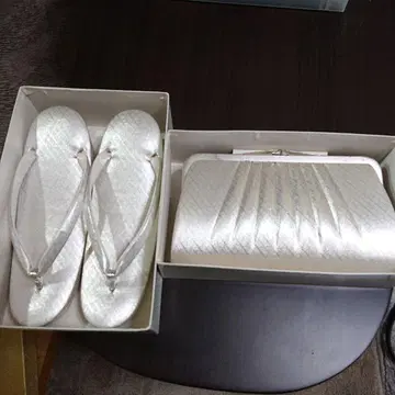 기모노 가방과 조리 세트 은실 화장품 상자