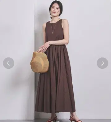 MARIHA 여름 레이디 드레스 슬리브리스 원피스 마리하